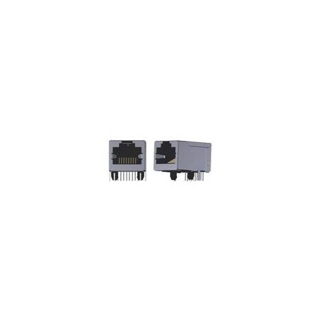 Abracon Modular Connectors / Ethernet Connectors Rj45 Jack W/Mag 1X1 1000Base-T ARJM11D7-502-NN-EW2